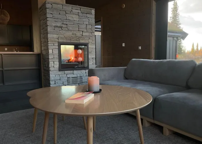 Hébergement de vacances Moderne Storhytte Med 5 Soverom Og 3 Bad Beitostolen