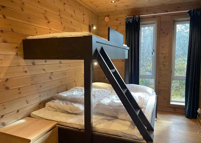 Hébergement de vacances Moderne Storhytte Med 5 Soverom Og 3 Bad