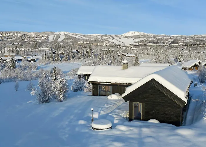 Moderne Storhytte Med 5 Soverom Og 3 Bad Hébergement de vacances *