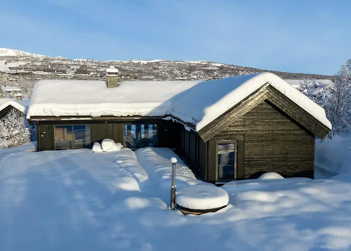 Hébergement de vacances Moderne Storhytte Med 5 Soverom Og 3 Bad